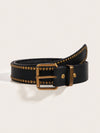 Boho Chic Vintage Handmade Studded PU Leather Belt