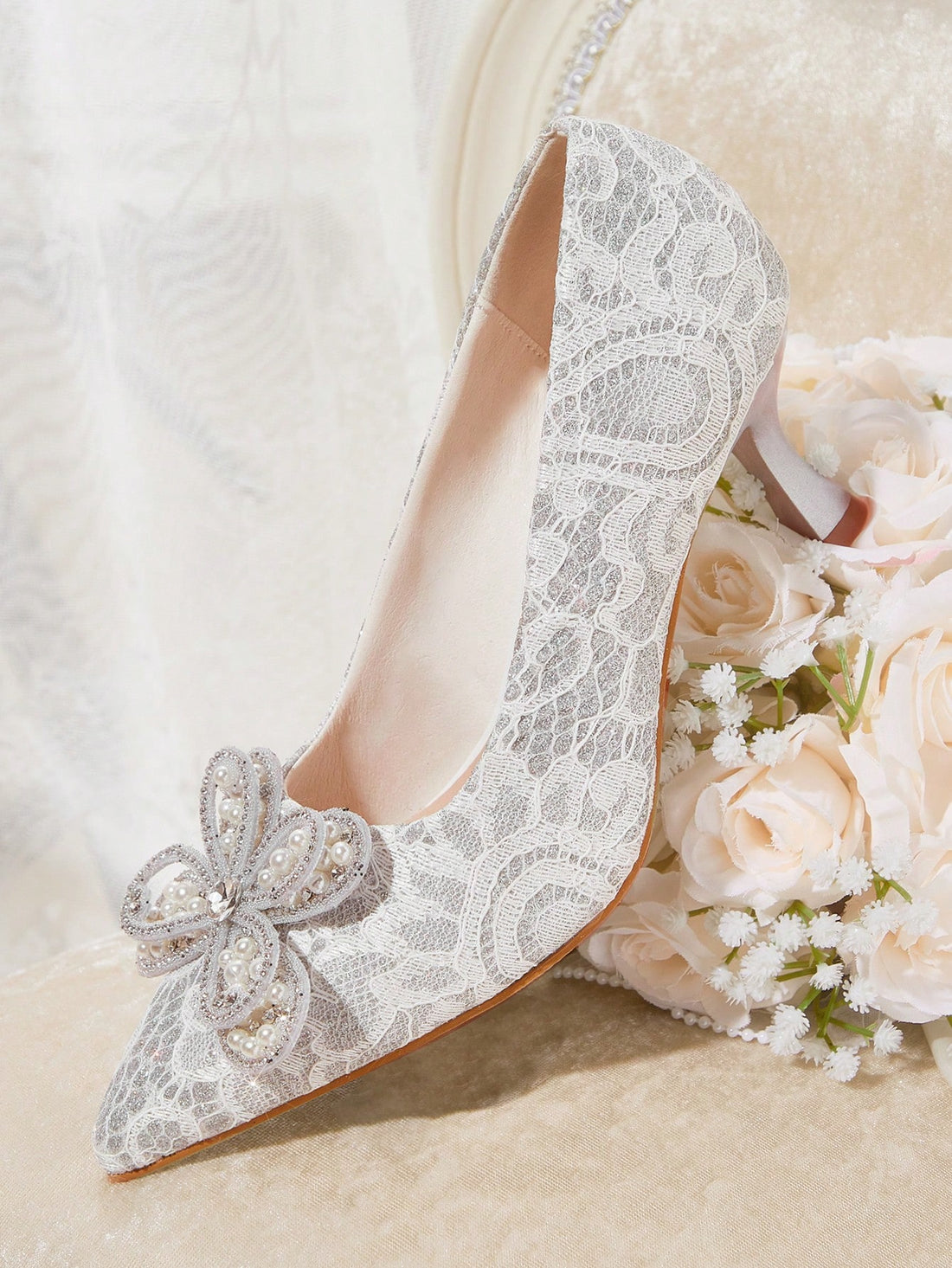 Step out in style with our Vintage Charm embroidered pumps! These pointed toe slingbacks feature intricate embroidery and a high heel, adding a touch of vintage charm to any outfit. Elevate your look and turn heads with these statement heels.