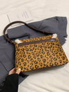 Chic Leopard Print Vintage Crossbody Bag - Stylish Large Capacity Handbag for Everyday Use and Travel