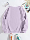 Trendy Letter Print Long Sleeve Sweatshirt for Autumn & Winter