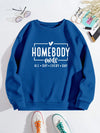 Cozy Up in Style: Women’s Letter Graphic Long Sleeve Sweatshirt