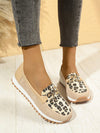 Chic Comfort: Plus-Size Women's Metal Buckle Platform Loafers for Spring & Autumn