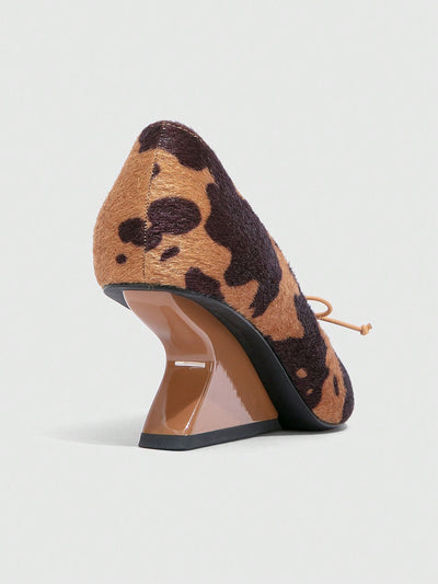 Chic Bow-Detail Wedge Platform Slip-On Shoes for Effortless Everyday Style