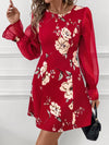 Chic Ruffle Sleeve Solid Color Dress for Effortless Elegance