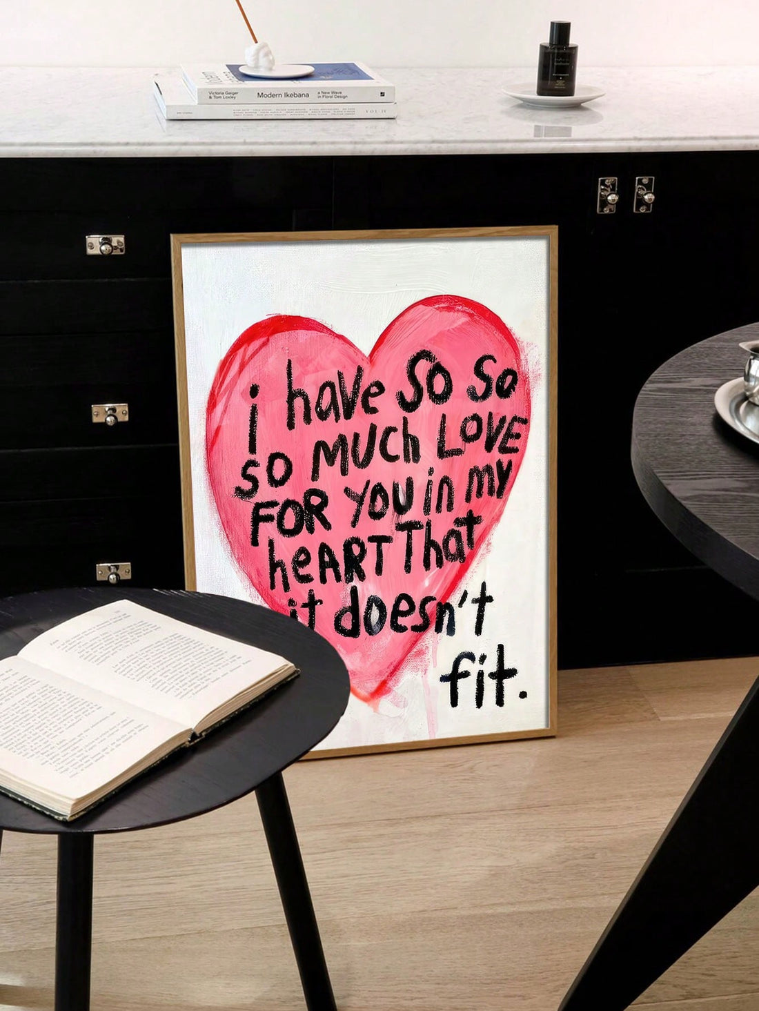 Add a touch of motivation and inspiration to your home or office decor with Heartfelt Inspiration: Unframed Canvas Quote Wall Art. This quirky and fun piece features a unique design and playful language, making it the perfect addition to any space. (Motivate yourself daily with this unique canvas art!)