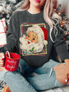 Cozy Christmas Cheer: Women's Trendy Tree Print Sweatshirt