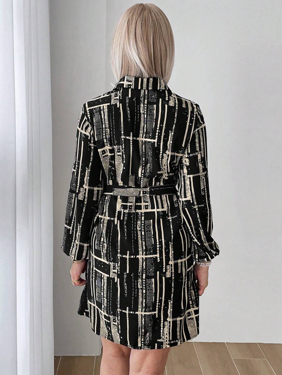 Effortlessly stylish, this long sleeve front tie dress brings chic minimalism to your wardrobe. With a trendy front tie detail, this dress offers a touch of charm and timeless elegance. Perfect for casual or dressed-up occasions, this versatile dress will effortlessly elevate your style.