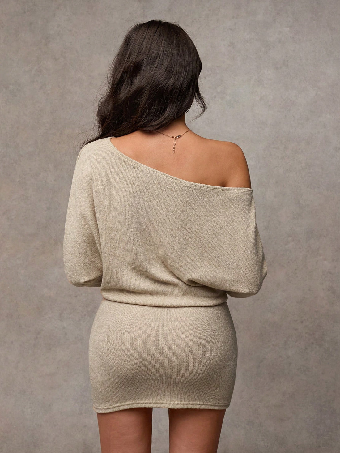 Effortlessly exude elegance with our Chic Asymmetric Drape Dress. Featuring a solid color design and long sleeves, this dress adds a touch of sophistication to your wardrobe. The asymmetric drape adds a unique and stylish twist, making it perfect for any occasion. Upgrade your style with ease!