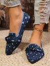 Chic Leopard Print Pointy Toe Flats - Breathable & Comfortable Women's Footwear