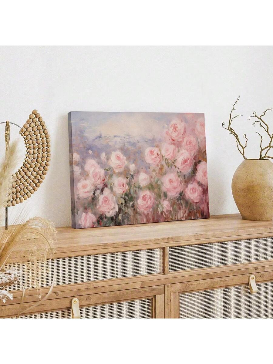 Pastel striped inspirational wall art for a girl’s bedroom