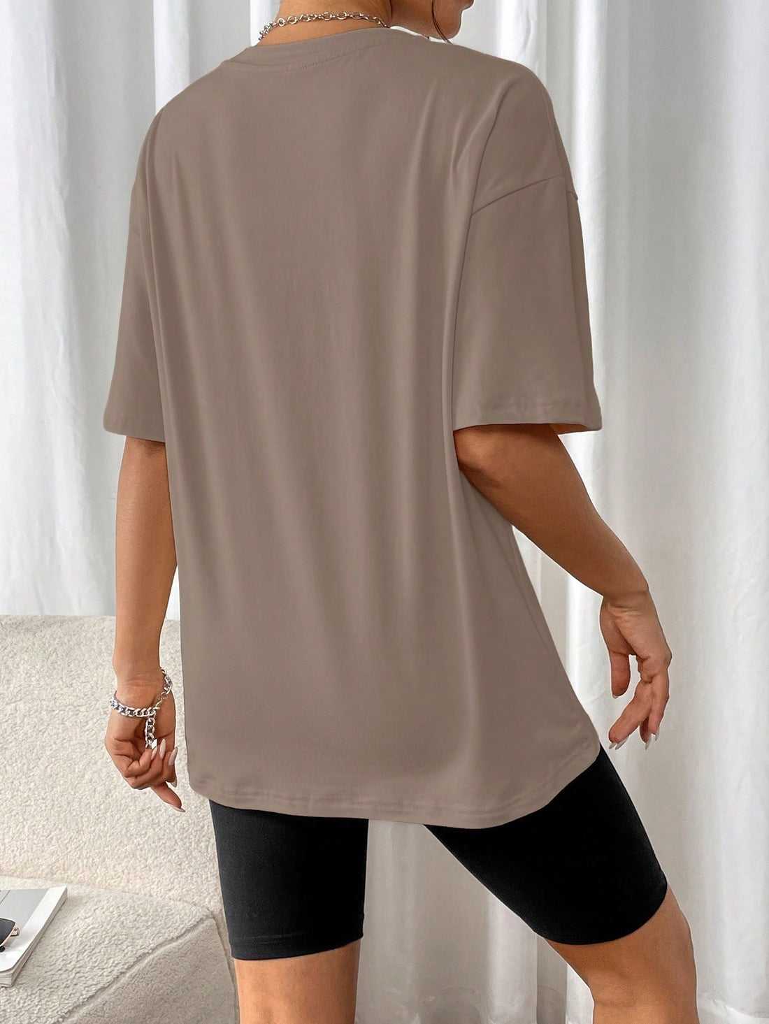 Casually conquer mountains in this quirky tee! Featuring a relaxed fit and trendy graphic print, this t-shirt is the perfect addition to your wardrobe. With its soft fabric and short sleeves, you'll stay comfortable and stylish all day. Reach new heights in this playful mountain-inspired top.