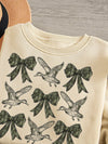 Chic & Cozy: Plus Size Vintage Camouflage Duck Print Sweatshirt