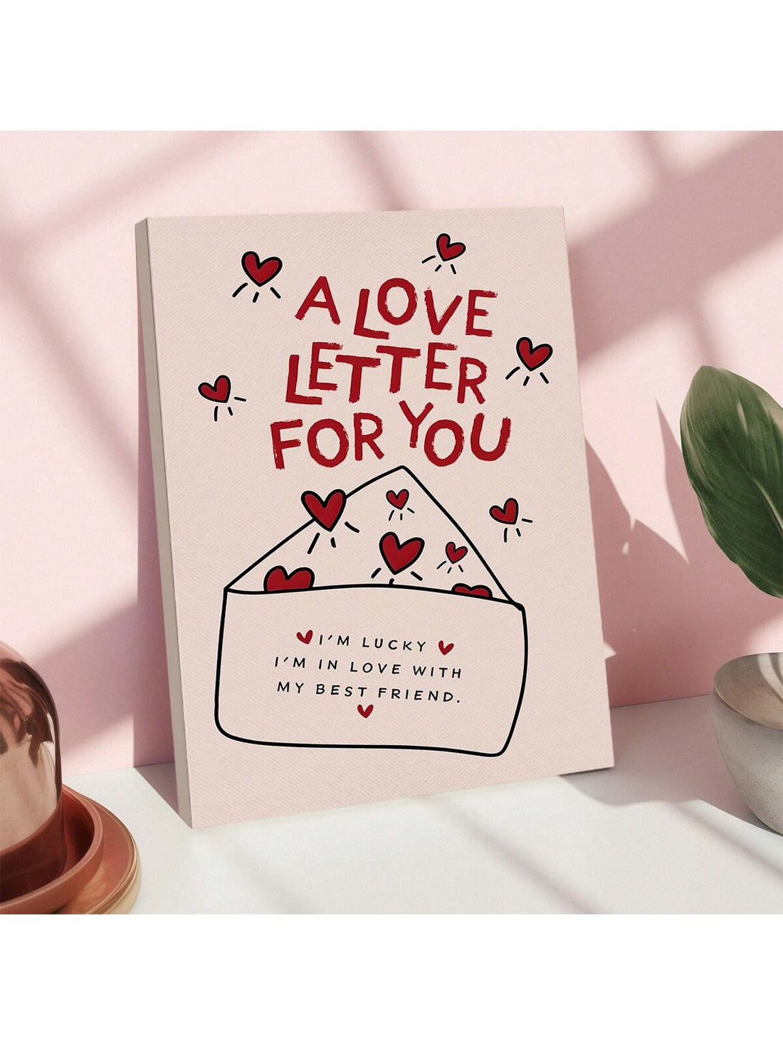 Liven up your space with our Romantic Love Letter Canvas Wall Art! This aesthetic typography print is the perfect addition to your trendy home decor. Show off your love for language and romance with this unique piece. Love letters never go out of style!