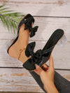 Chic Bowknot High Heel Sandals for Elegant Summer & Fall Style