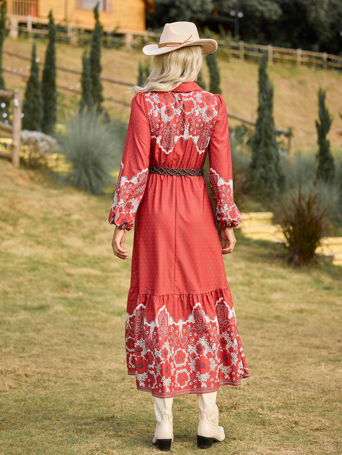 Experience effortless elegance in our Chic Floral Pleated Maxi Dress! With its feminine floral pattern and flattering pleats, this dress will have you turning heads. The button front and long sleeves make it perfect for any occasion. Dress up or down for versatile style.