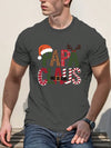 Festive Comfort: Merry Christmas Pure Cotton T-Shirt for Men