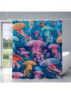 Underwater Wonderland Shower Curtain – Waterproof Satin Fabric for a Splash of Style!