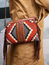 Medieval Charm: Retro Viking-Inspired Tassel Shoulder Bag for Fashion-Forward Commuters