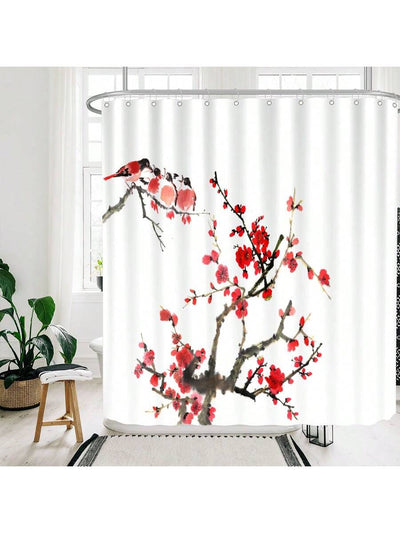 1 Pc Plum Blossom Printed Waterproof