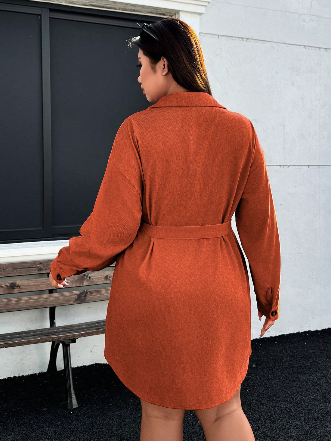 Elevate your style game with this Chic Comfort mini dress! In a plus size, it features a solid color textured design for effortless style. Perfect for any occasion, this dress will keep you looking and feeling chic and comfortable. (Plus, the stretchy fabric will have you dancing all night long!)