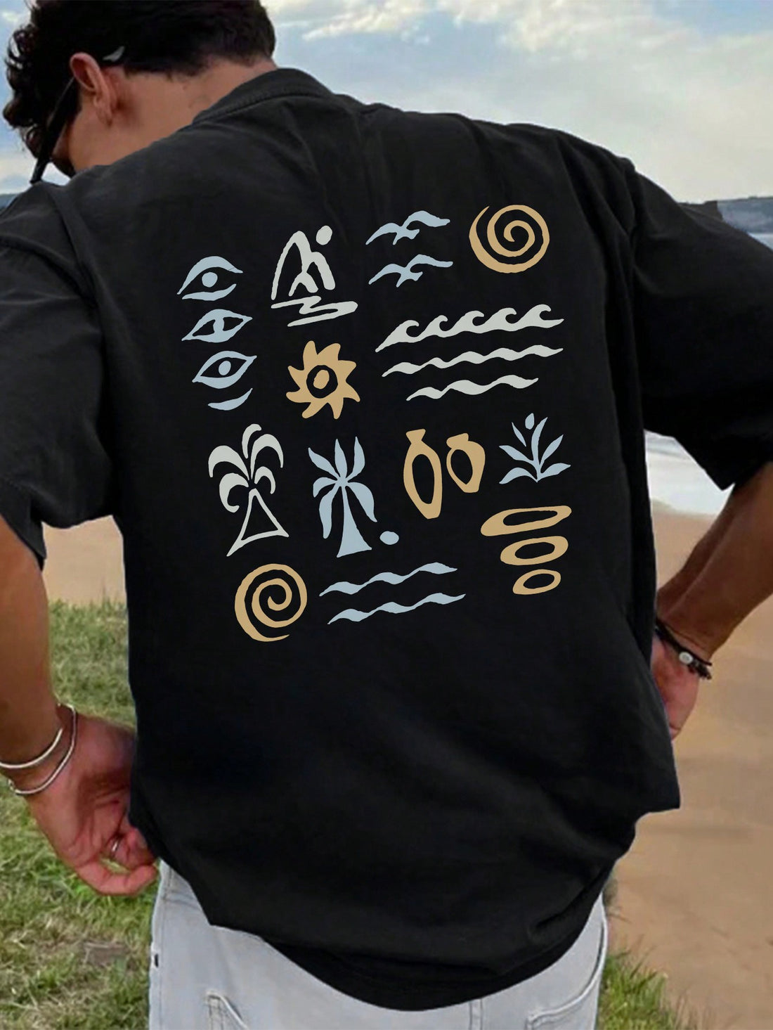 Add a splash of fun to your everyday look with this Men's Casual Floral Graphic T-Shirt. Featuring a vibrant floral print and a comfy round neck, it’s perfect for keeping things light and lively all day long. The short sleeves make it easy to wear solo or layer up, making your style effortlessly cool and playful wherever you go.