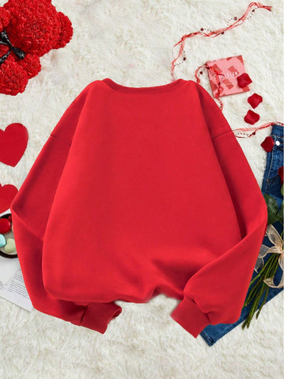 Love on Repeat: Cozy Valentine's Sweatshirt for a Perfect Date Night