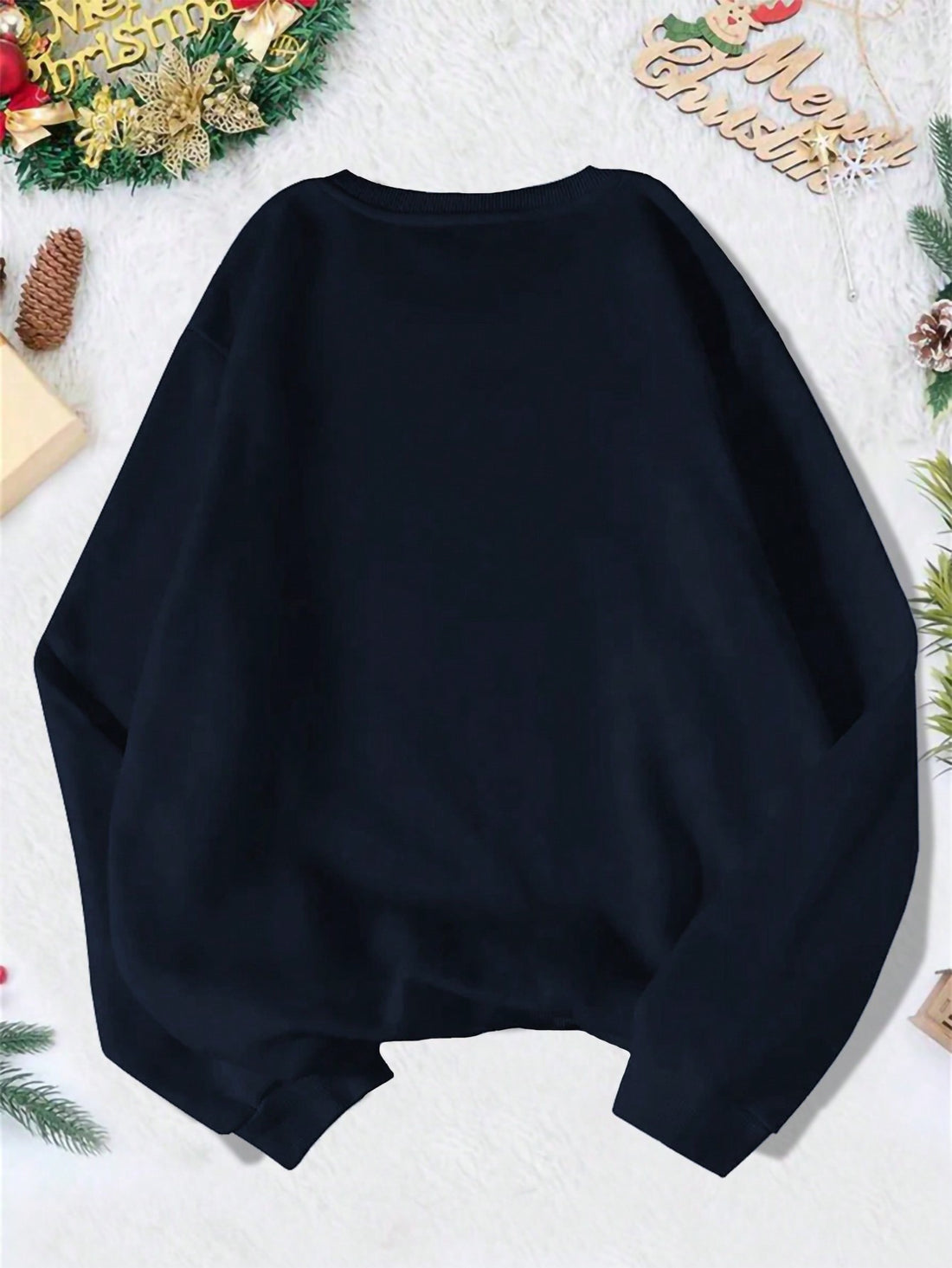 Get into the holiday spirit with our Festive Cheer sweatshirt for women! Perfect for autumn and winter, this casual sweatshirt features a fun Christmas print that will bring joy to any occasion. Stay warm and stylish with our cozy and festive sweatshirt.