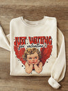 Love in the Air: Cute Valentine's Day Sweatshirt for Cozy Romance