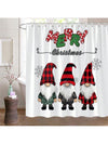 Cheerful Christmas Shower Curtain - Festive Decor for Your Holiday Bathroom!