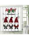 Cheerful Christmas Shower Curtain - Festive Decor for Your Holiday Bathroom!