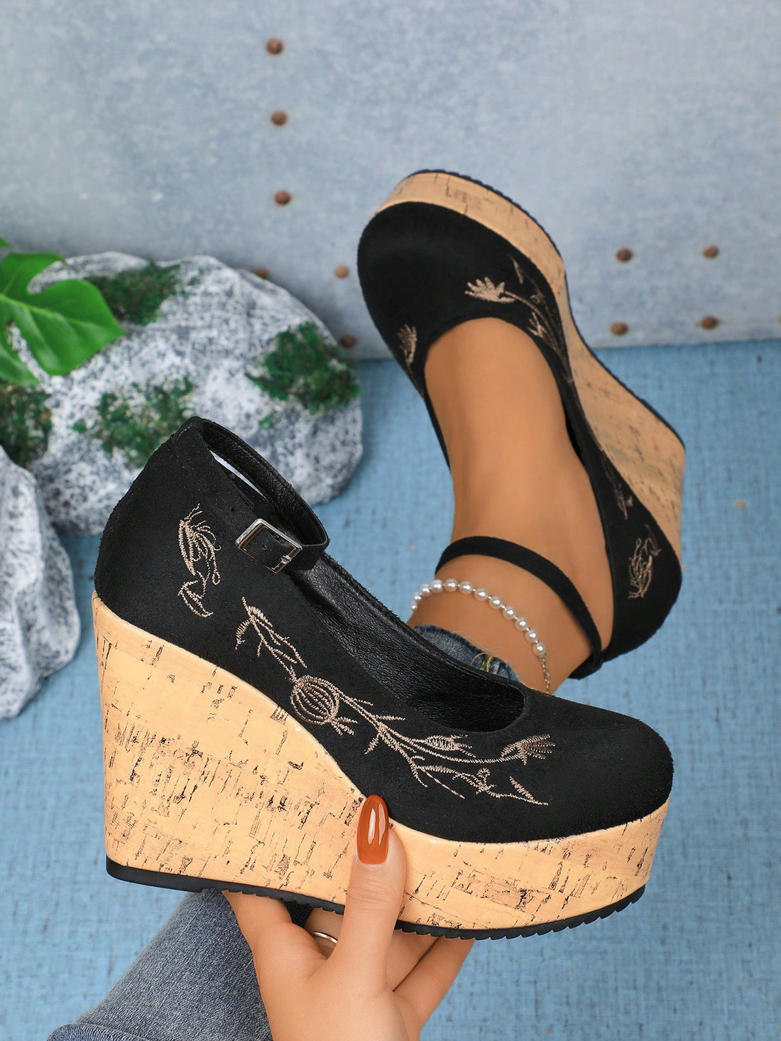 Step into style and comfort with our Elegant Waterproof Mary Jane High Heel Pumps. These heels feature an ankle strap for secure and stylish wear, and a thick platform for added support. With their waterproof design, you can rock these pumps rain or shine!