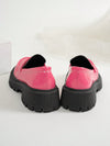 Trendy Pink Chunky Platform Loafers - Korean Style Casual Slip-Ons for Effortless Chic