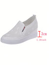 2025 Summer Lightweight Breathable Hollow Platform Wedge Sneakers for Women