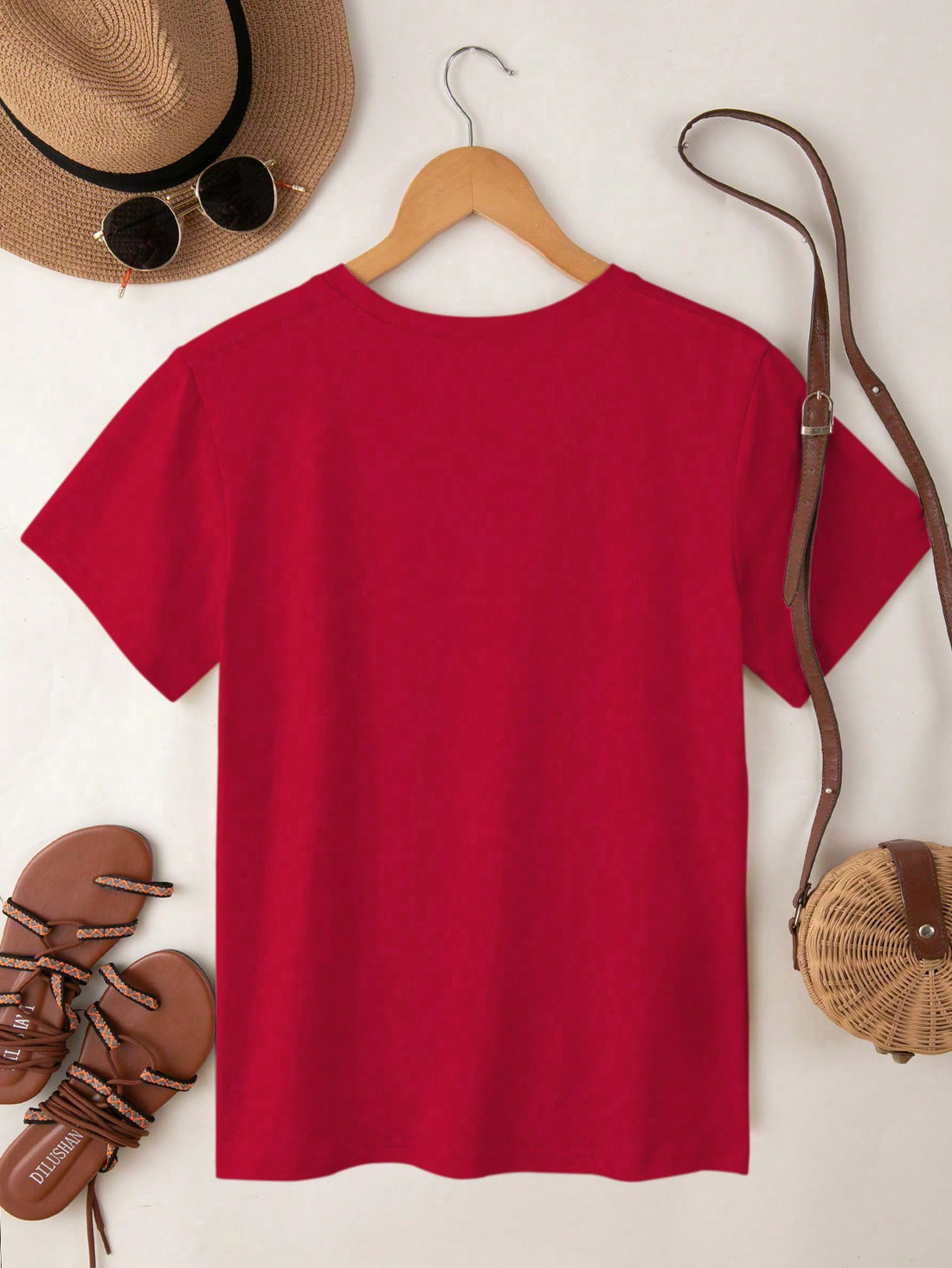 Brighten up your wardrobe with our Heartfelt Charm t-shirt! Featuring a cute graphic design, this t-shirt is perfect for Valentine's Day. Spread some love and show off your playful side with this unique and fun t-shirt. Available for women in a variety of sizes.