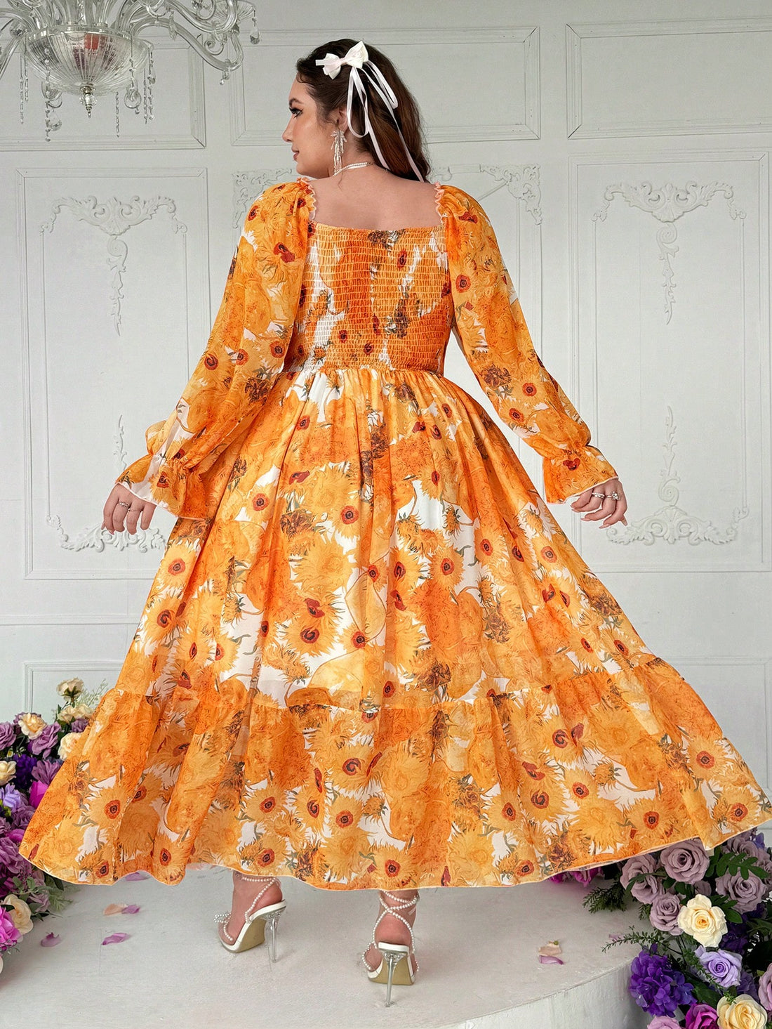 Elevate your fashion game with our Chic Floral Print Off-Shoulder Dress! The beautiful print and puff sleeves add a touch of elegance, while the off-shoulder design exudes a trendy French style. Perfect for any occasion, make a statement and stand out in this unique dress.