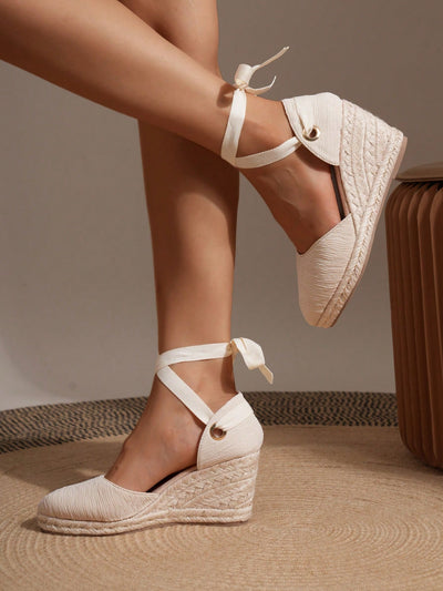 Chic & Cozy: Women’s Plush Fabric Platform Slip-On Shoes