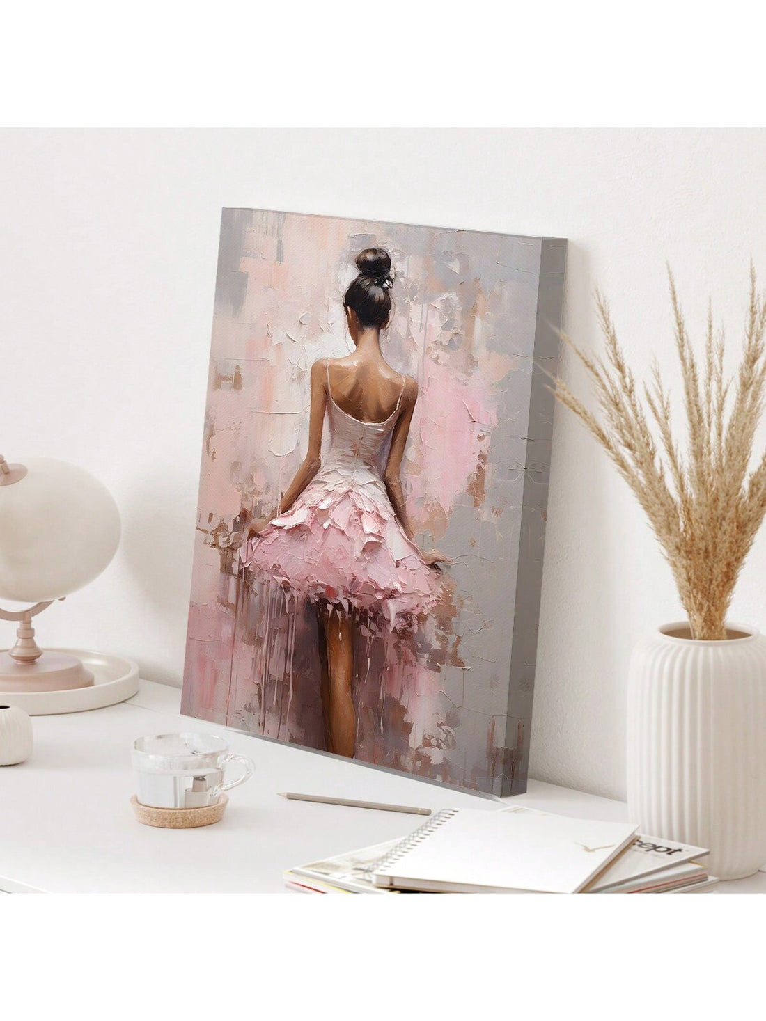 Invite whimsy and grace into any girly room with this Vintage Ballerina Watercolor Print. Soft blush pastels bring a dreamy charm, making it perfect for nurseries or cozy corners. The delicate artistry captures the elegance of ballet in a playful, lighthearted way, adding a touch of fairy-tale magic to your space.