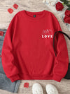 Charming Love Vibes Valentine's Day Sweatshirt