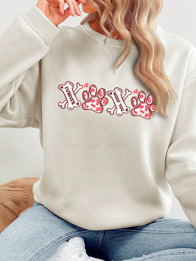 Heartfelt Comfort: Valentine's Day Sweatshirt for Cozy Celebrations