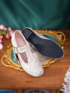 Women's Casual Fashion Glitter Lace Embroidery Slip-Resistant Wear-Resistant Mid-Heel Pumps, Spring/Summer New