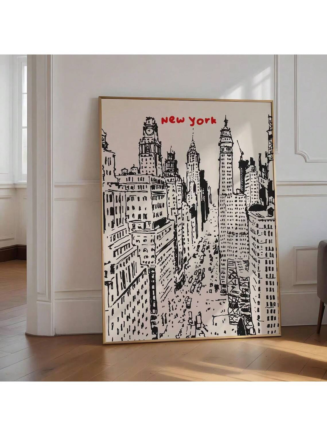 Brighten up your space with a splash of nostalgia! This Vintage New York City Travel Art Poster captures the city's iconic charm in an abstract style, perfect for adding a playful twist to your modern home decor. Printed on high-quality canvas, it brings a lively and artistic vibe, inviting a little adventure into any room. Whether in your living area or office, this print promises to be a fun conversation starter.