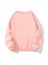 Chic Comfort: Trendy Oversized Sweatshirt for Valetine Style