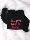 Cute Slogan: Valentine's Day Sweatshirt for the Perfect Romantic Look