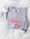 Love-Inspired Cozy: Valentine’s Letter Pattern Print Sweatshirt