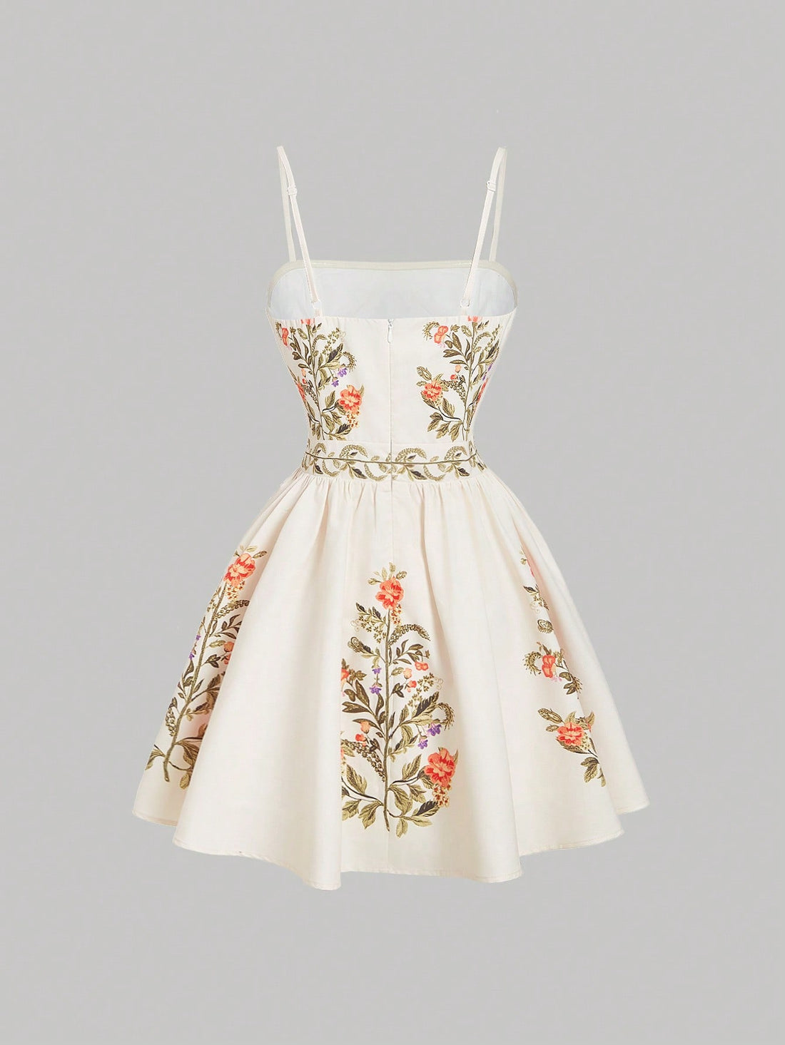 Effortlessly embody bohemian bliss with this printed slip mini dress. Perfect for summer, the spaghetti straps add a touch of femininity while the print adds a fun and playful element. Stay cool and stylish in this must-have dress.