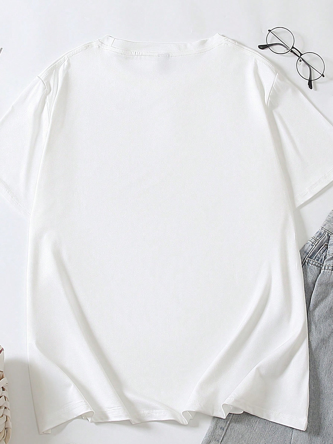 Be the ultimate fashionable feminist in our Stylish Plus Size Crew Neck T-Shirt! The 'Not Lucky, Just Women' graphic tee boldly declares your powerful womanhood. The crew neck and plus size provide ultimate comfort and versatility. Perfect for everyday wear or a statement piece.