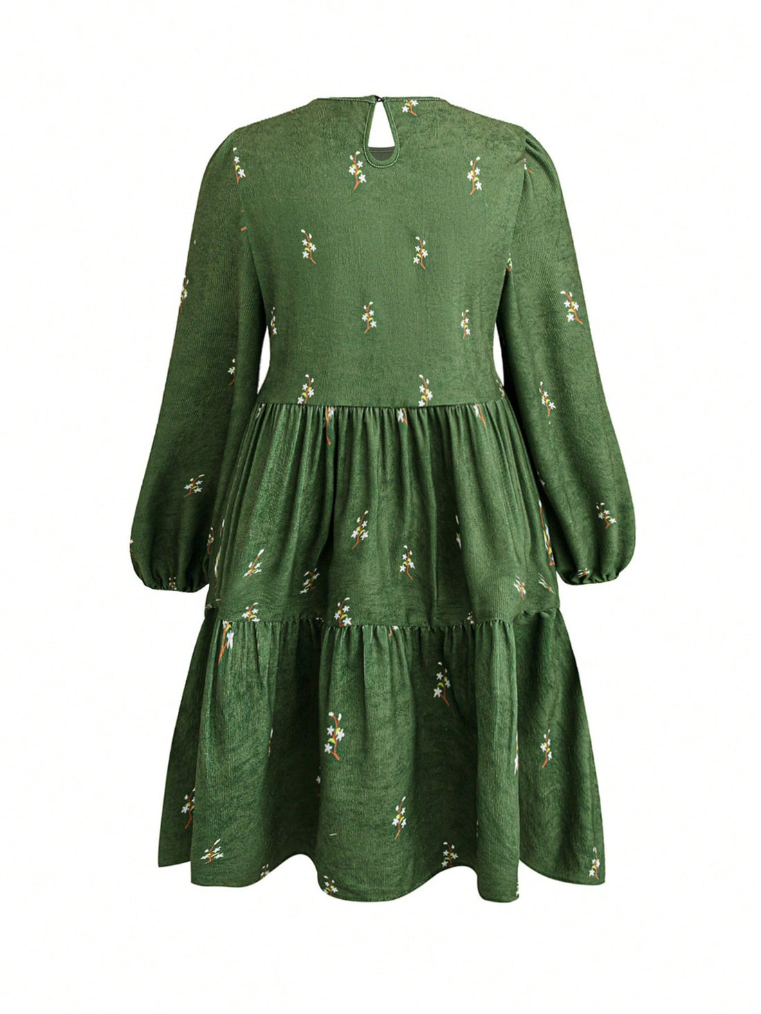 Get ready to strut your stuff in this Chic Plus Size Frenchy Mini Smock Dress! With its lantern sleeves and ruffled hem, you'll be the belle of the autumn ball. Perfect for any occasion, this dress is both stylish and comfortable, making you feel confident and fabulous all day long.