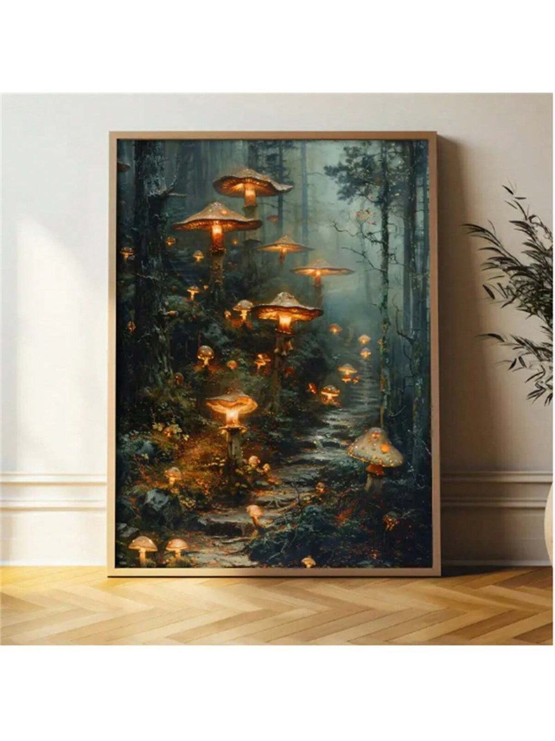 Step into a world where shadows dance and mystery lingers with this Enchanting Forest Canvas Poster. Perfect for adding a touch of dark gothic fantasy to your home or office, this artwork invites your imagination to wander through twisted trees and moonlit paths. Let your walls tell a story that’s both eerie and captivating, sparking curiosity and charm wherever it hangs.
