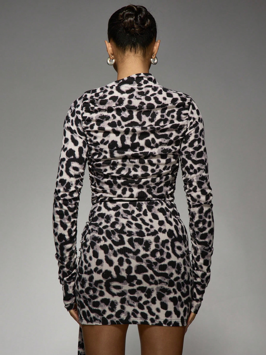 Get ready to turn heads at any party with our Stylish Bodycon Leopard Print Two-Piece Mini Dress Set! This ultimate party fashion piece features a bold leopard print and a flattering bodycon fit. Get the perfect combination of style and comfort with this mini dress set.