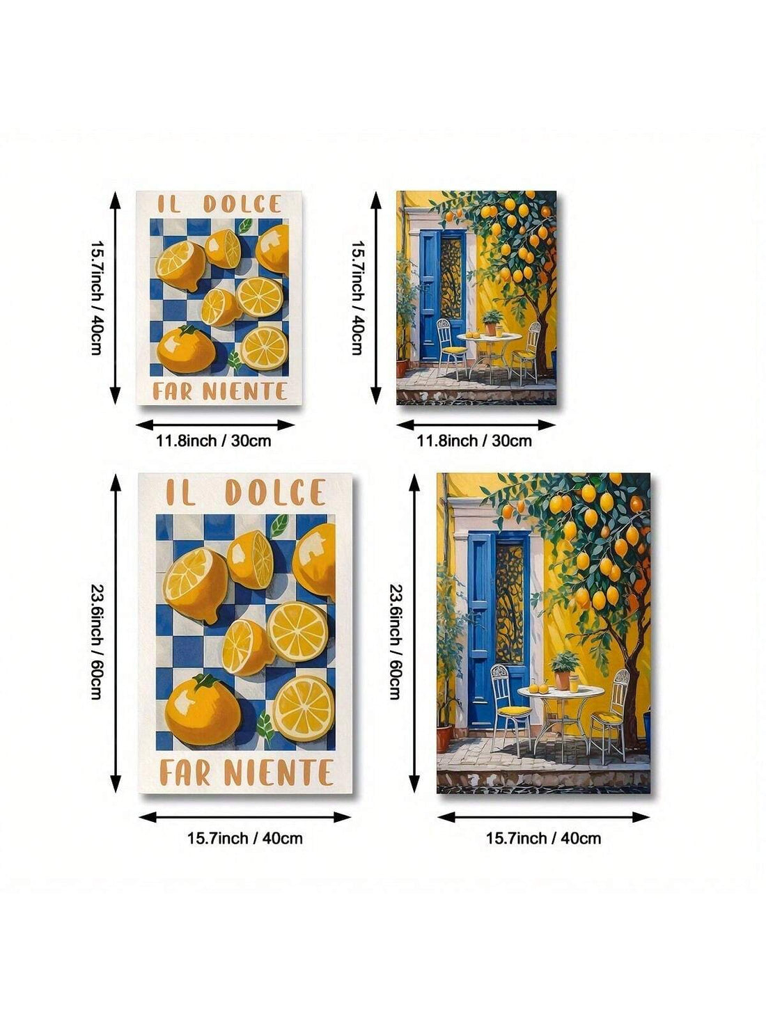 Bring a splash of sunshine to any room with this Vintage Italian Lemon Tree Canvas Art Set. Its cheerful lemons and rustic charm brighten your living room, bedroom, or kitchen, making every space feel fresh and inviting. Perfect for those who love a touch of Mediterranean magic with a playful twist.